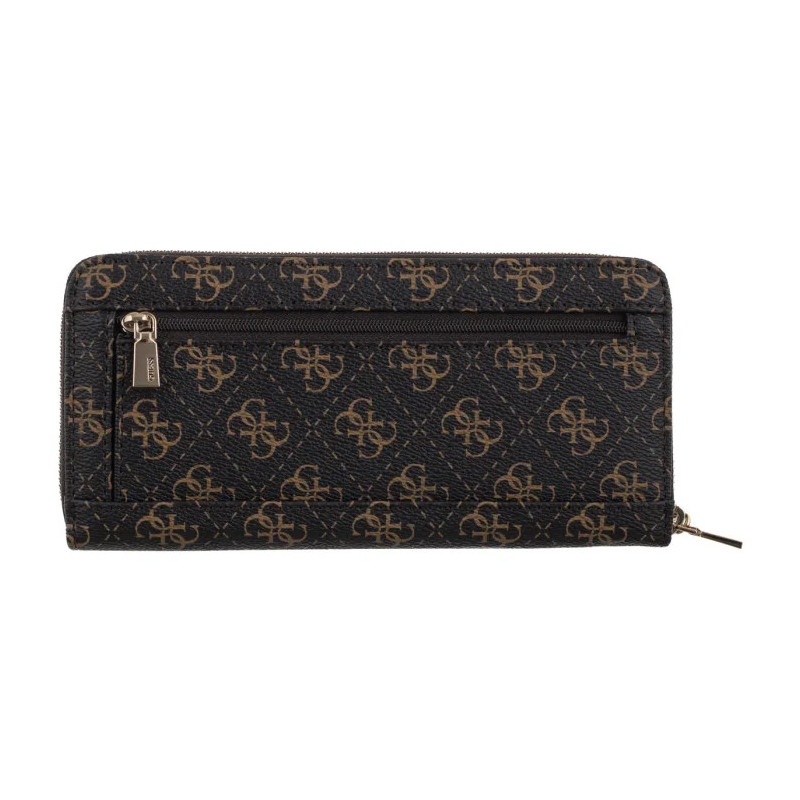 Guess Laurel II Slg Large Zip Around SWQL74 59146 Brown Logo (GU862-a) rankinė