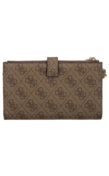Guess Laurel II Slg Dbl Zip Organizer SWSG74 59157 Latte Logo (GU861-c) handbag