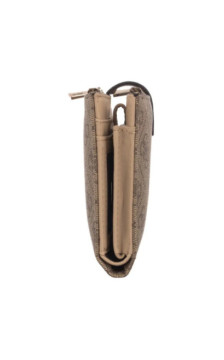 Guess Laurel II Slg Dbl Zip Organizer SWSG74 59157 Latte Logo (GU861-c) rokassoma