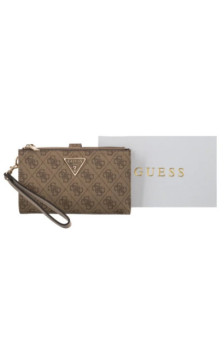 Guess Laurel II Slg Dbl Zip Organizer SWSG74 59157 Latte Logo (GU861-c) rokassoma