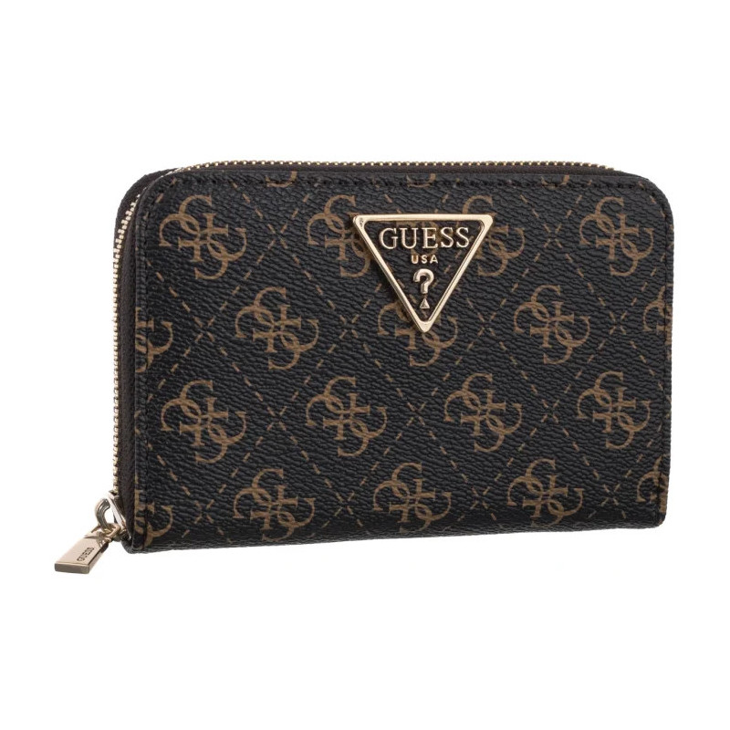 Guess Laurel II Slg Med Zip Around SWQL74 59140 Brown Logo (GU863-a) rokassoma