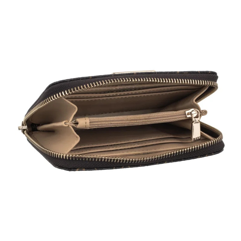 Guess Laurel II Slg Med Zip Around SWQL74 59140 Brown Logo (GU863-a) rokassoma