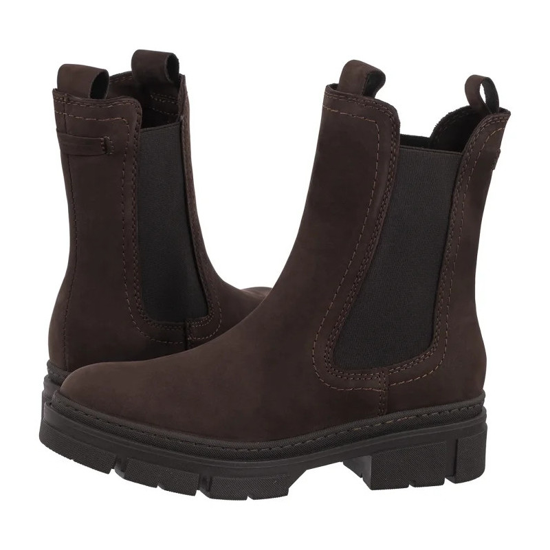 Tamaris Brązowe 1-25901-41 3B2 Mocca Nubuc (TM499-b) kurpes