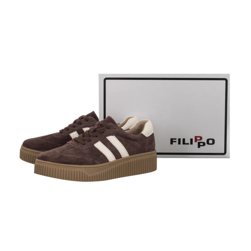 Filippo Brązowe DP6776/26 D BR (FO138-g) sporta apavi