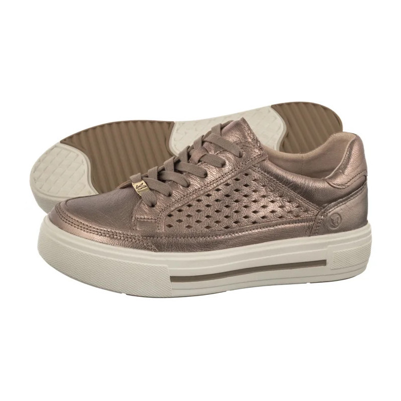 Caprice Złote 9-23719-44 341 Taupe Metallic (CP435-b) kurpes