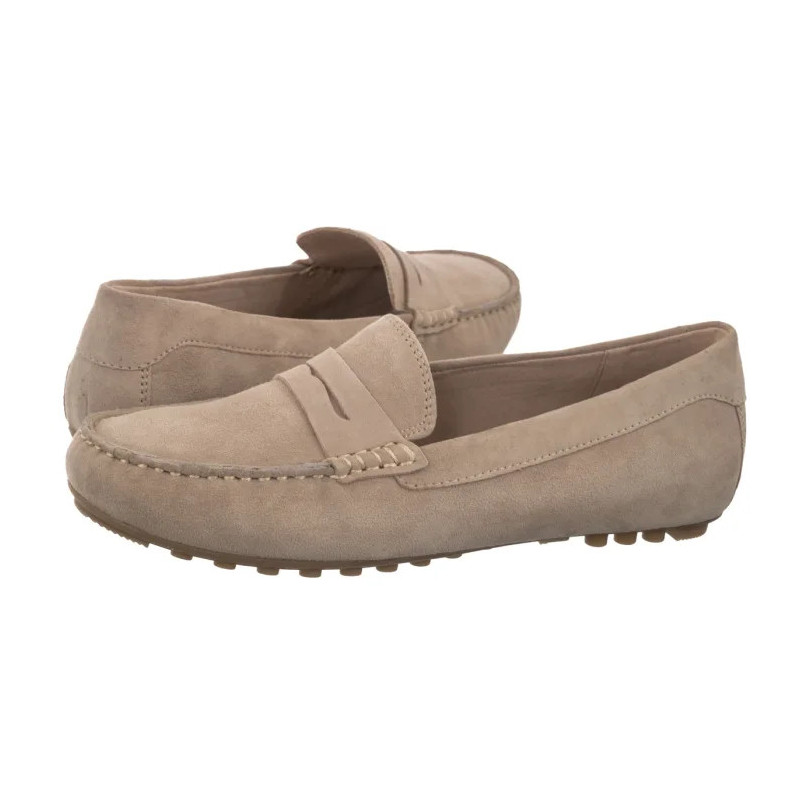 Caprice Beżowe 9-24651-42 318 Sand Suede (CP455-a) kurpes