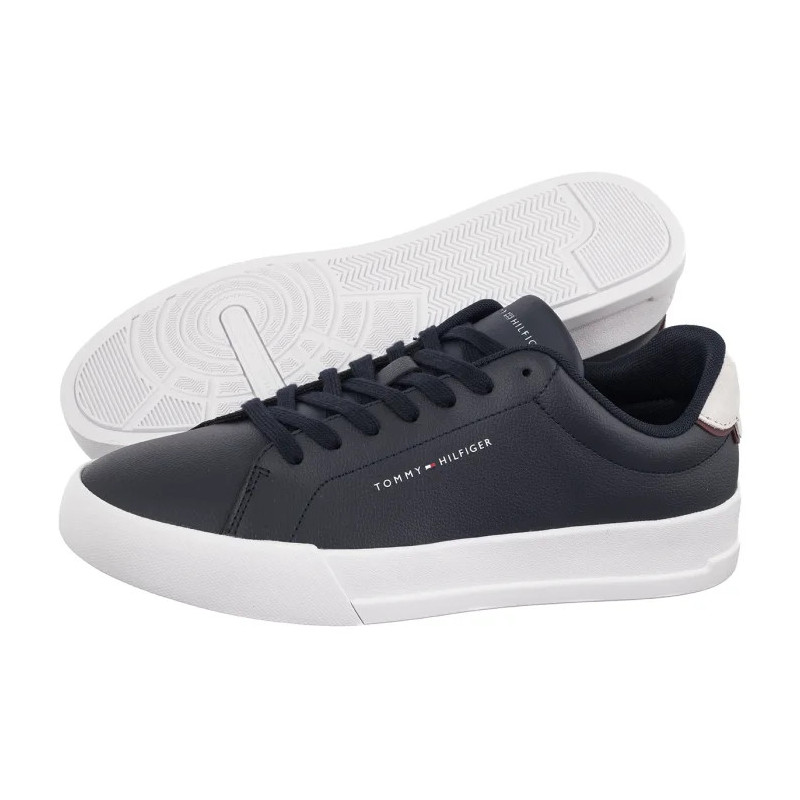 Tommy Hilfiger TH Court Lth Detail Ess Desert Sky FM0FM05367 DW5 (TH1219-d) sporta apavi