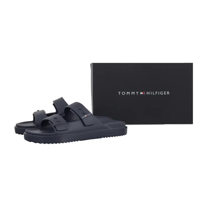 Tommy Hilfiger Light Adjustable Pool Slider Desert Sky FM0FM05757 DW5 (TH1443-a) čības