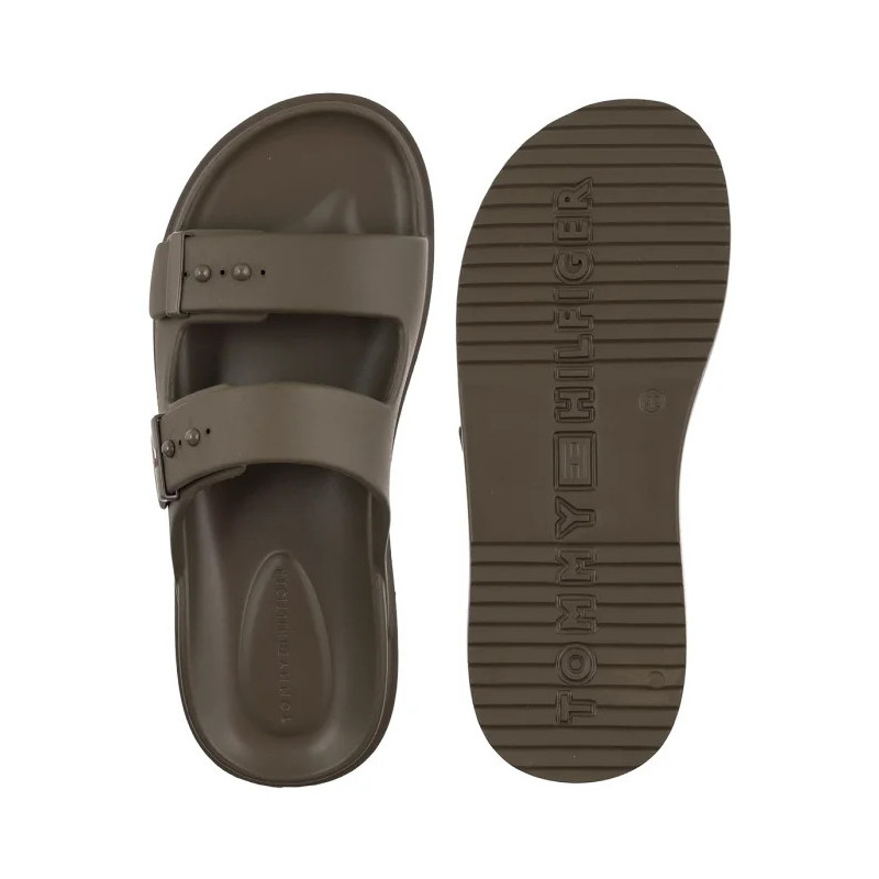 Tommy Hilfiger Light Adjustable Pool Slider Willow Green FM0FM05757 GX9 (TH1443-b) sussid