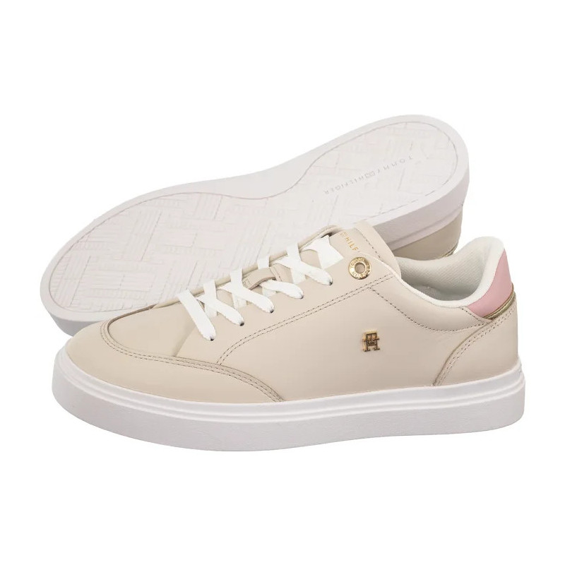 Tommy Hilfiger TH Chic Cupsole Soft Cream FW0FW09106 AEO (TH1446-a) sporta apavi