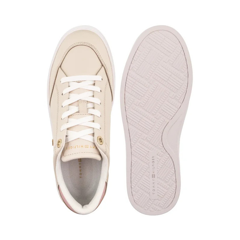Tommy Hilfiger TH Chic Cupsole Soft Cream FW0FW09106 AEO (TH1446-a) sporta apavi