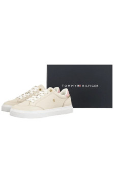Tommy Hilfiger TH Chic Cupsole Soft Cream FW0FW09106 AEO (TH1446-a) sporta apavi