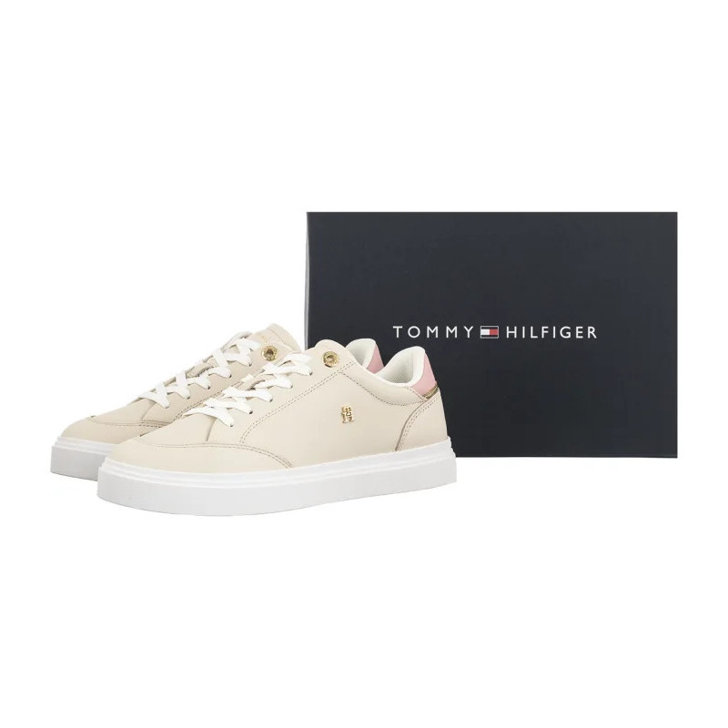 Tommy Hilfiger TH Chic Cupsole Soft Cream FW0FW09106 AEO (TH1446-a) sporta apavi