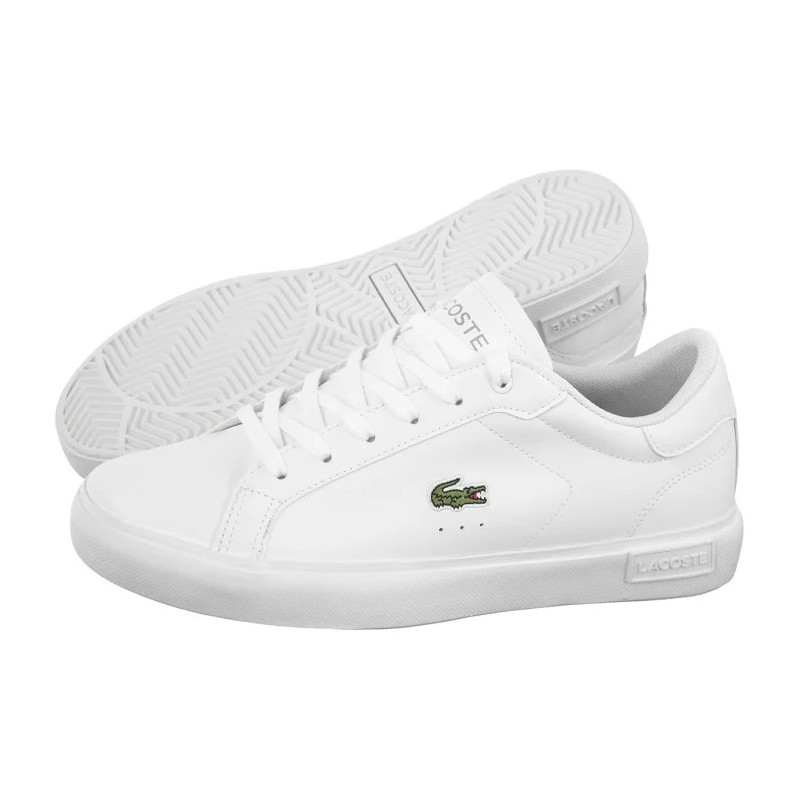 Lacoste Powercourt 1263 SUJ Wht/Wht 751SUJ0003.21G (LC467-a) sporta apavi