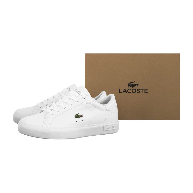 Lacoste Powercourt 1263 SUJ Wht/Wht 751SUJ0003.21G (LC467-a) sporta apavi