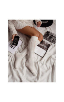 Milena kokvilnas zeķes līdz ceļiem