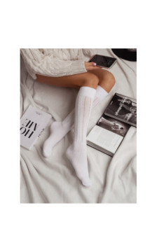 Milena kokvilnas zeķes līdz ceļiem