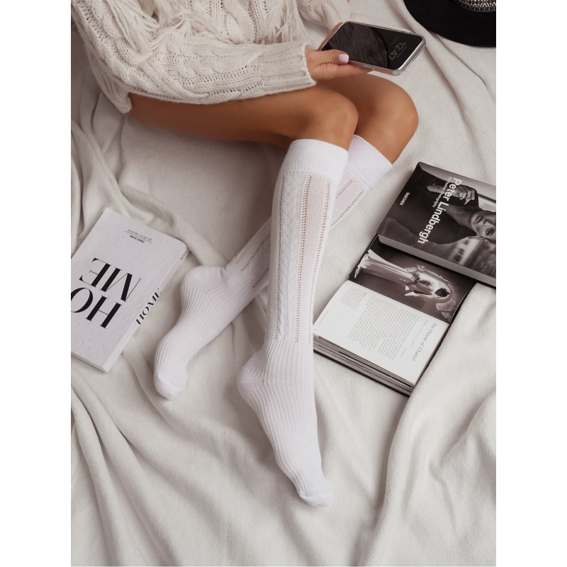 Milena kokvilnas zeķes līdz ceļiem