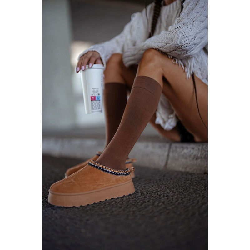 Milena kokvilnas zeķes līdz ceļiem