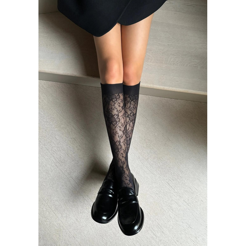 Veneziana zeķes līdz ceļiem