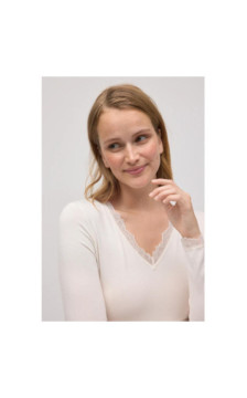 Ysabel Mora krekls ar garām piedurknēm