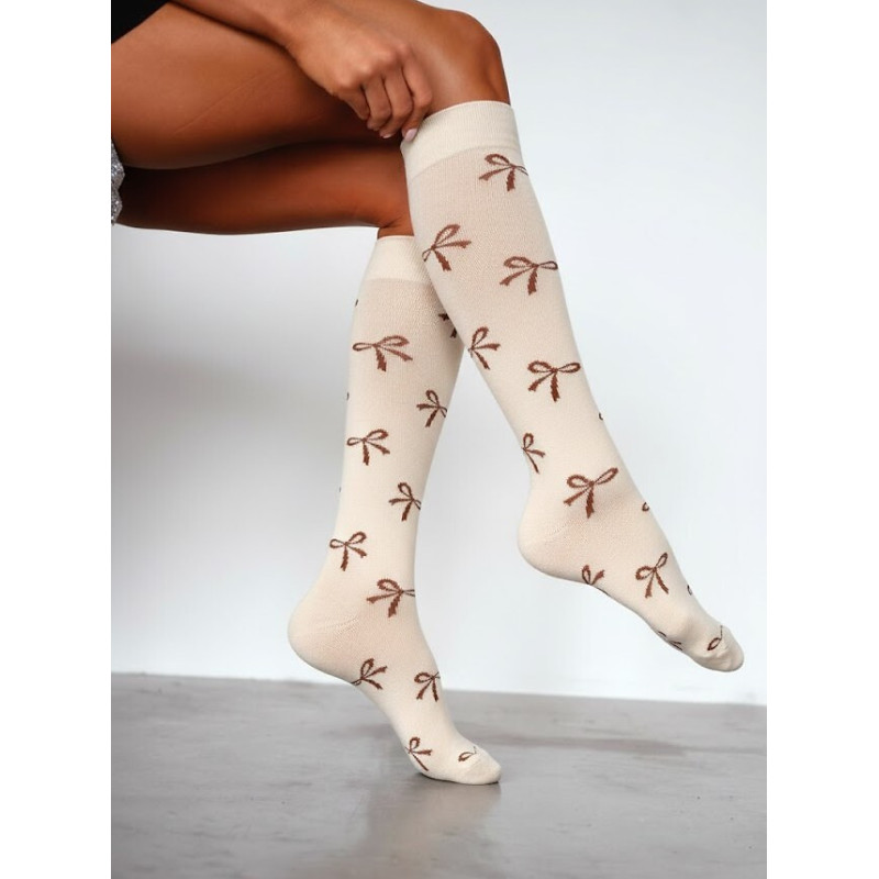 Milena kokvilnas zeķes līdz ceļiem