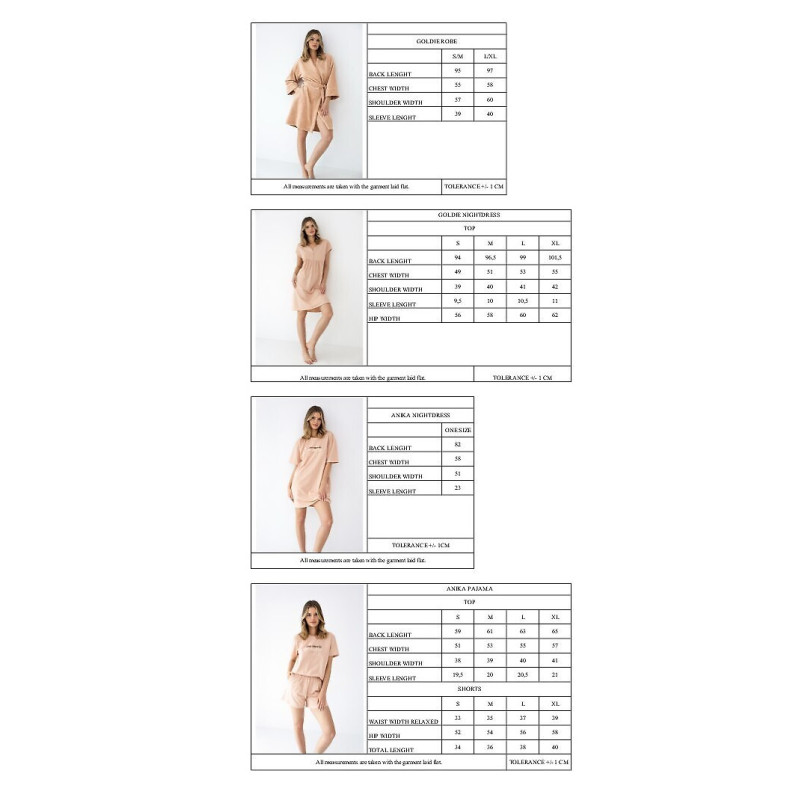 Sensis naktiniai trumpomis rankovėmis