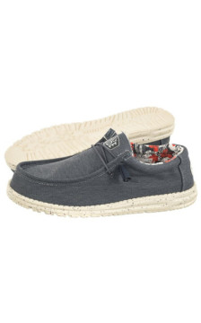 Hey Dude Wally Stretch Canvas Blue 40022-425 (HY13-a) kingad
