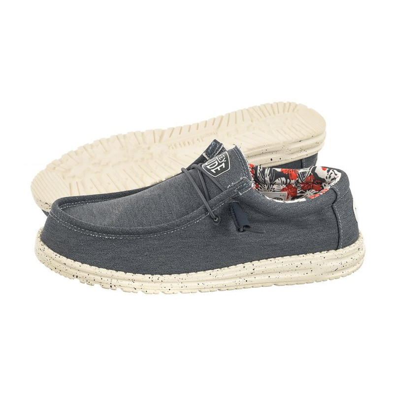 Hey Dude Wally Stretch Canvas Blue 40022-425 (HY13-a) apavi