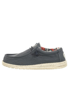 Hey Dude Wally Stretch Canvas Blue 40022-425 (HY13-a) apavi
