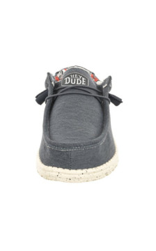 Hey Dude Wally Stretch Canvas Blue 40022-425 (HY13-a) batai
