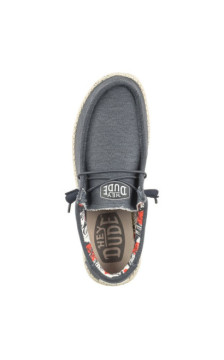 Hey Dude Wally Stretch Canvas Blue 40022-425 (HY13-a) apavi