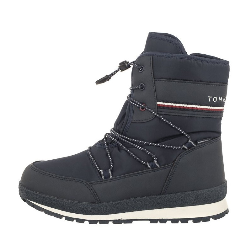 Tommy Hilfiger Snow Boot T3B6-33165-1485 800 Blue (TH925-a) zābaki