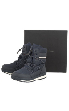 Tommy Hilfiger Snow Boot T3B6-33165-1485 800 Blue (TH925-a) batai