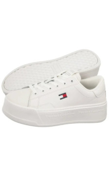Tommy Hilfiger Tjw Script Cupsole Flatform Ecru EN0EN02961 YBL (TH1448-a) sportiniai bateliai