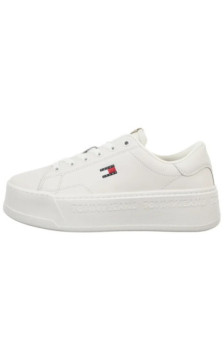 Tommy Hilfiger Tjw Script Cupsole Flatform Ecru EN0EN02961 YBL (TH1448-a) sporta apavi