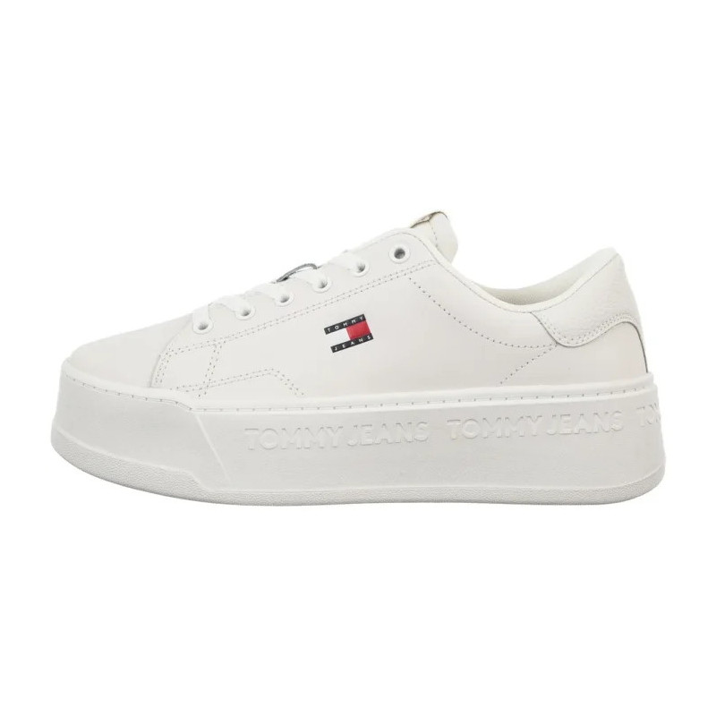 Tommy Hilfiger Tjw Script Cupsole Flatform Ecru EN0EN02961 YBL (TH1448-a) sportiniai bateliai