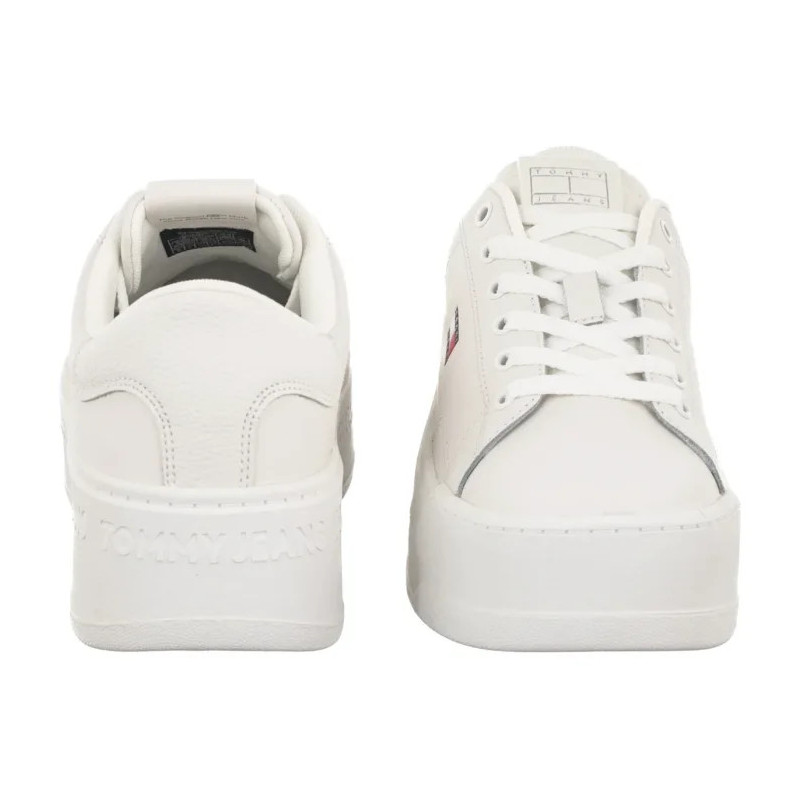 Tommy Hilfiger Tjw Script Cupsole Flatform Ecru EN0EN02961 YBL (TH1448-a) sporta apavi