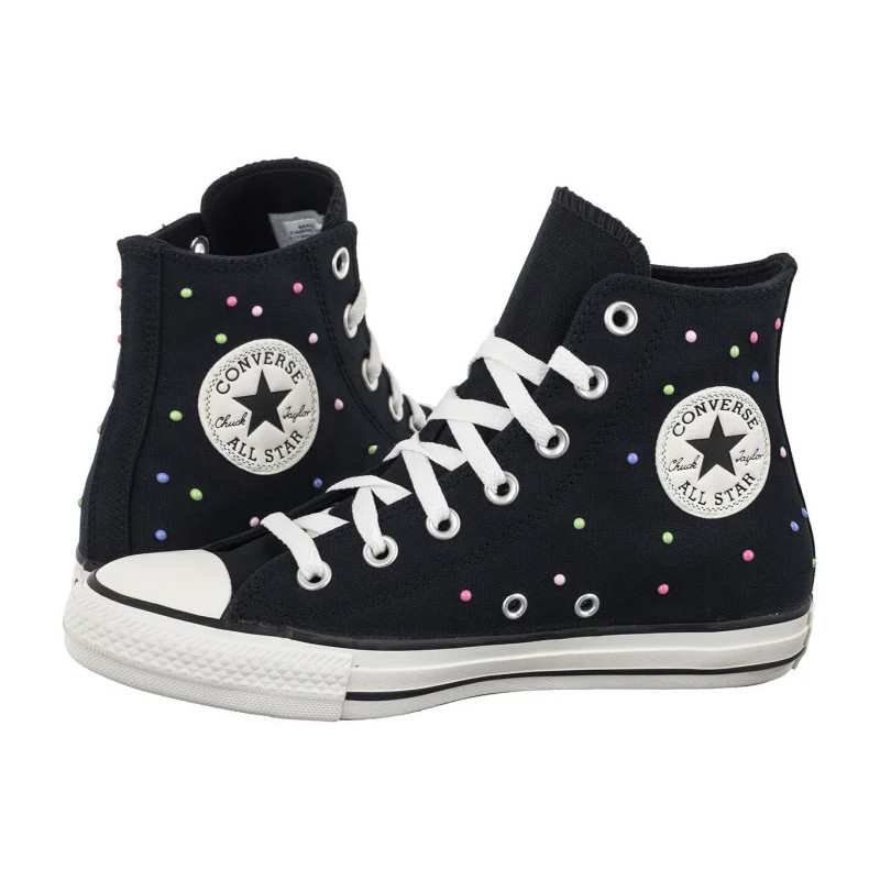 Converse CTAS HI Black/Pink/Very Peri A17869C (CO826-a) shoes