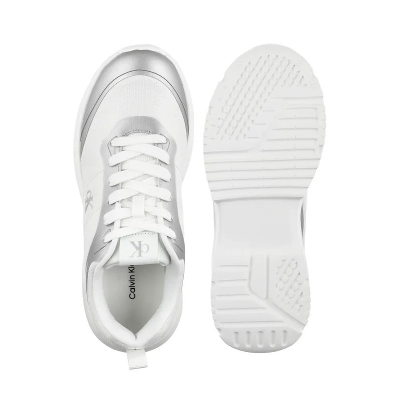 Calvin Klein Low Cut Lace-Up Sneaker Silver/White V3A9-83233-1844X059 (CK729-a) sporta apavi