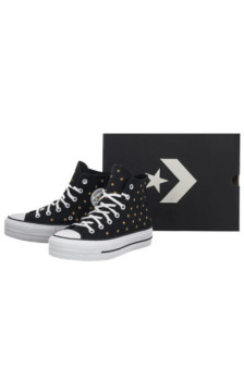 Converse Ctas Lift Hi Black/Honey Stick/White A16113C (CO833-a) shoes