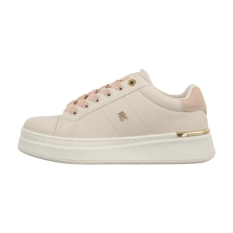 Tommy Hilfiger Low Cut Lace-Up Sneaker Milk/Nude T3A9-34253-1355B172   (TH1449-a) sports Shoes