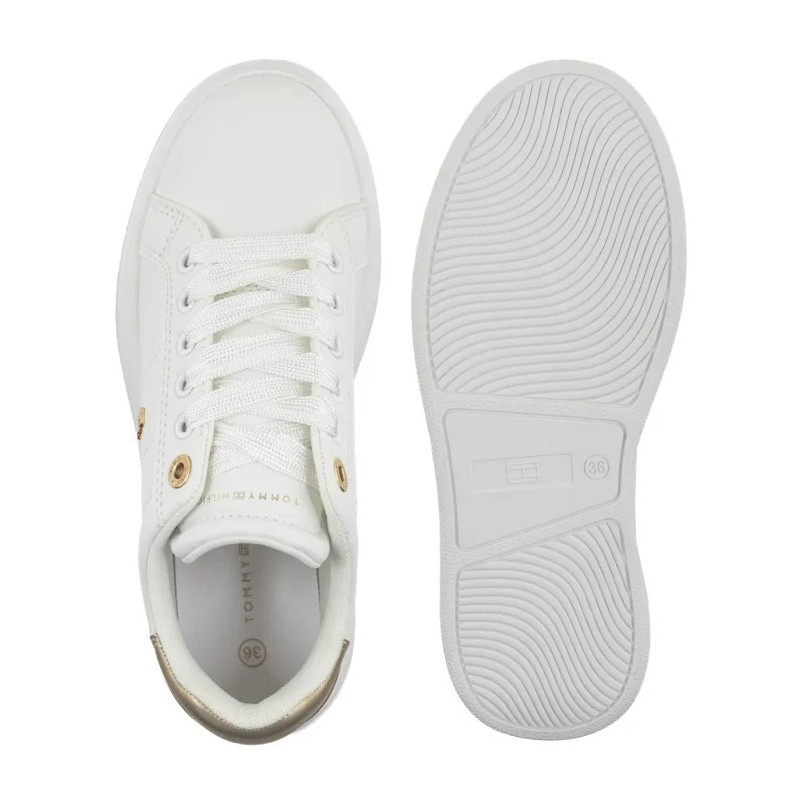 Tommy Hilfiger Low Cut Lace-Up Sneaker White/Platinium T3A9-34253-1355X048 (TH1449-b) spordijalatsid