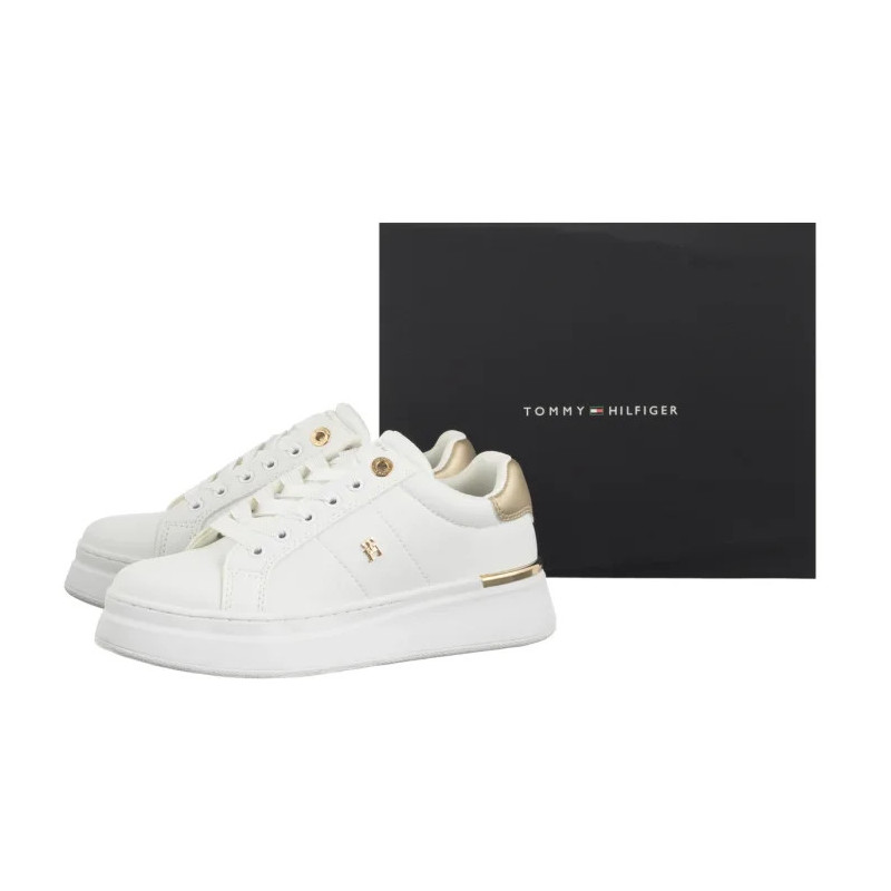 Tommy Hilfiger Low Cut Lace-Up Sneaker White/Platinium T3A9-34253-1355X048 (TH1449-b) sportiniai bateliai