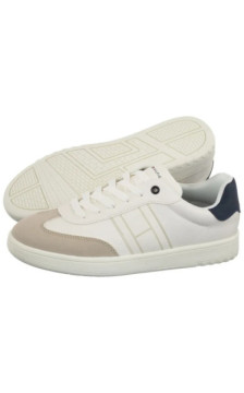 Tommy Hilfiger Low Cut Lace-Up Sneaker Beige/White/Blue T3X9-34355-1269Y007 (TH1451-a) sportiniai bateliai