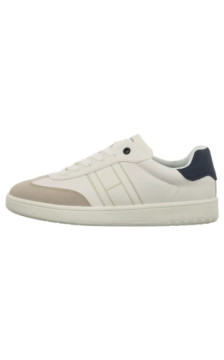 Tommy Hilfiger Low Cut Lace-Up Sneaker Beige/White/Blue T3X9-34355-1269Y007 (TH1451-a) sporta apavi