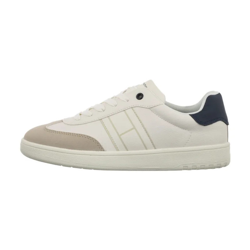 Tommy Hilfiger Low Cut Lace-Up Sneaker Beige/White/Blue T3X9-34355-1269Y007 (TH1451-a) sports Shoes