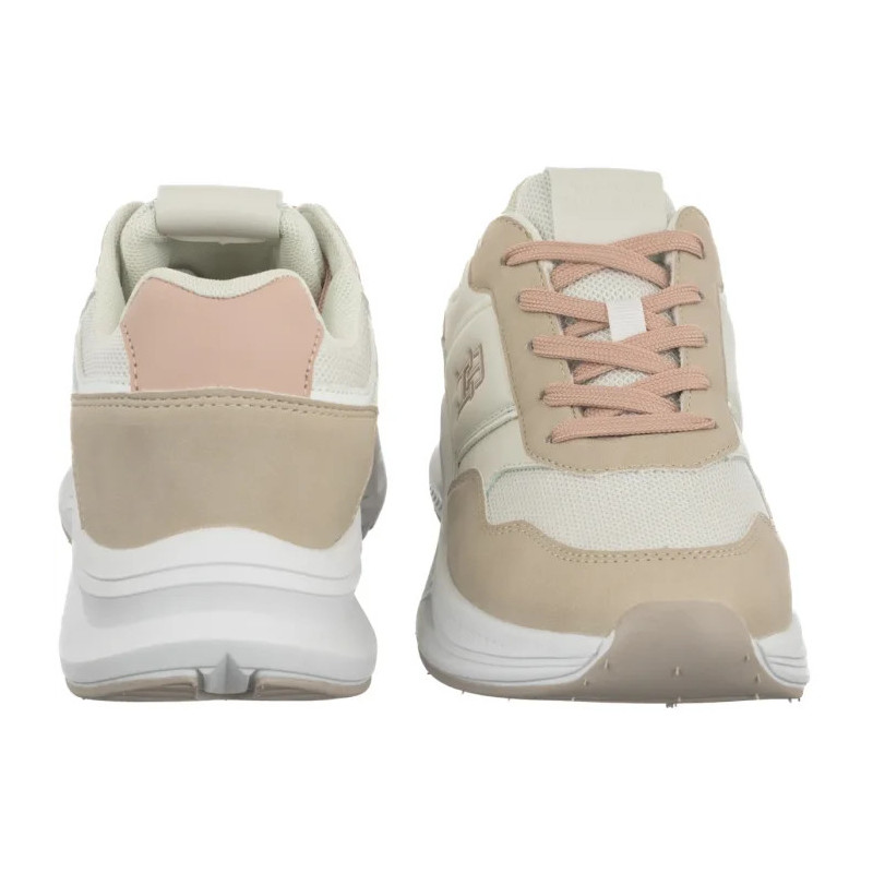 Tommy Hilfiger Low Cut Lace-UP Sneaker Off White/Nude T3A9-34368-1748A708 (TH1452-a) sports Shoes