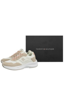 Tommy Hilfiger Low Cut Lace-UP Sneaker Off White/Nude T3A9-34368-1748A708 (TH1452-a) sportiniai bateliai