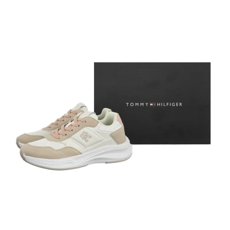 Tommy Hilfiger Low Cut Lace-UP Sneaker Off White/Nude T3A9-34368-1748A708 (TH1452-a) sporta apavi